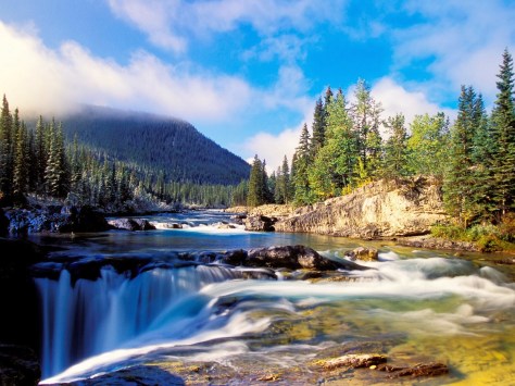 Elbow-River-and-Falls-Kananaskis-Country-Alberta-Canada