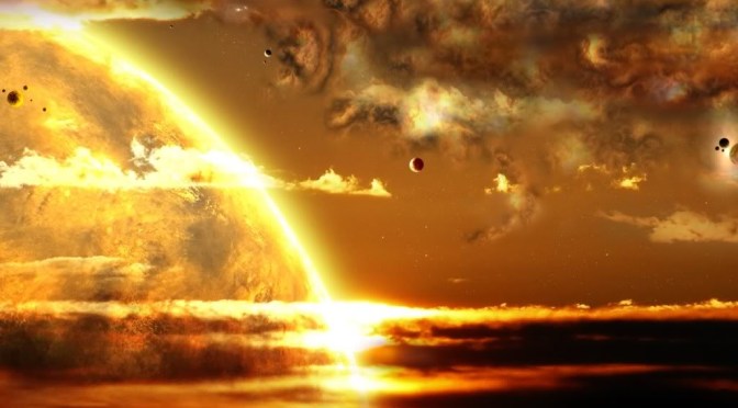 Earth in pain.